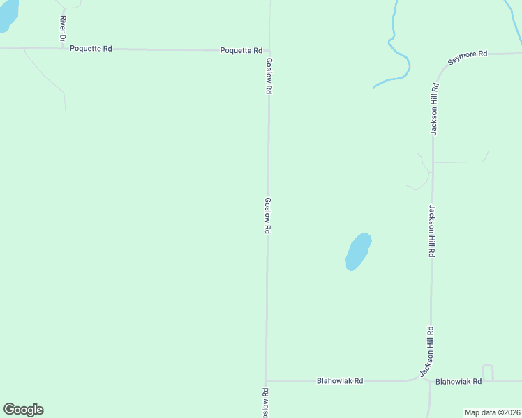 map of restaurants, bars, coffee shops, grocery stores, and more near 2500-2998 Goslow Road in Gaylord