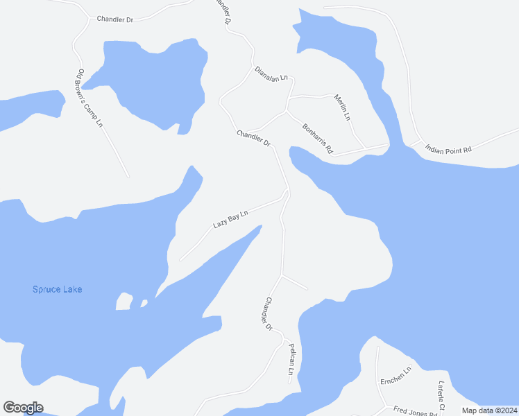 map of restaurants, bars, coffee shops, grocery stores, and more near Lazy Bay Lane in Haliburton County