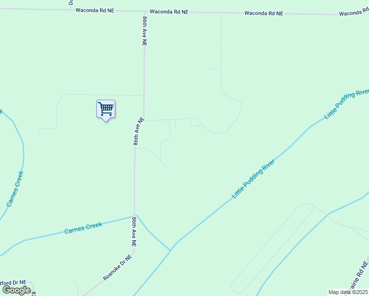 map of restaurants, bars, coffee shops, grocery stores, and more near 8782 Umatilla Street Northeast in Salem