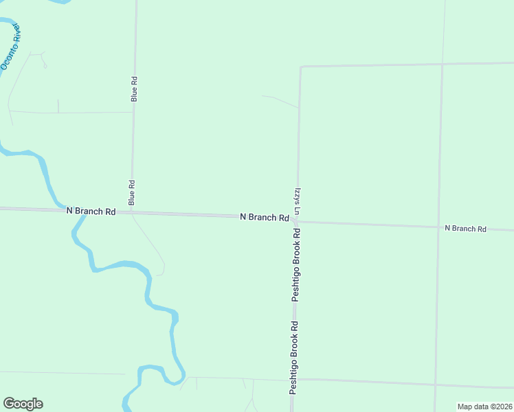 map of restaurants, bars, coffee shops, grocery stores, and more near 12156 North Branch Road in Suring