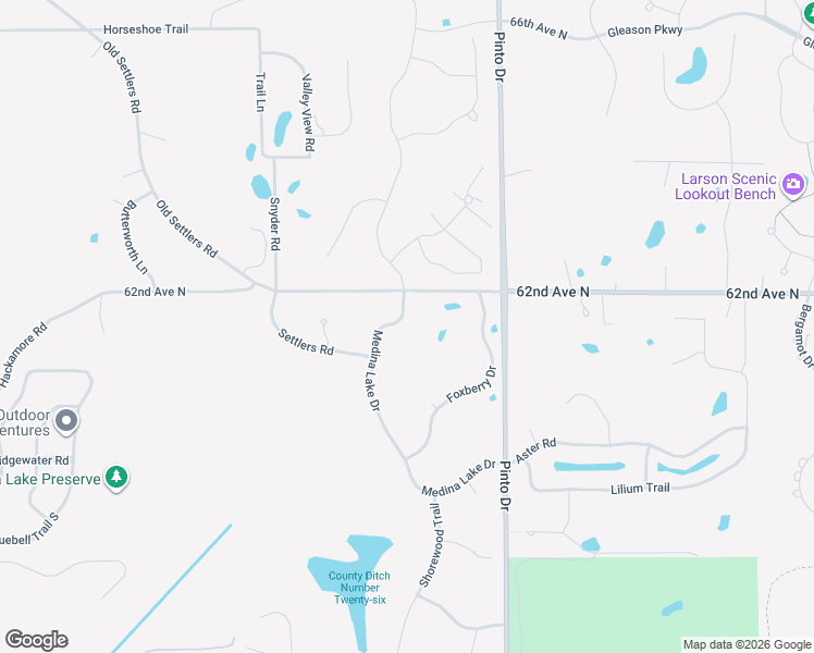 map of restaurants, bars, coffee shops, grocery stores, and more near 4740 Medina Lake Drive in Medina