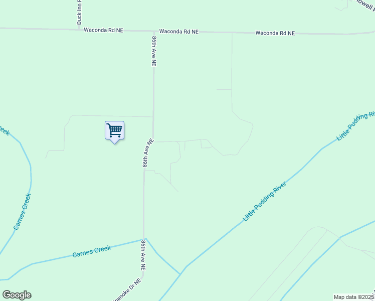 map of restaurants, bars, coffee shops, grocery stores, and more near 8822 Umatilla Street Northeast in Brooks