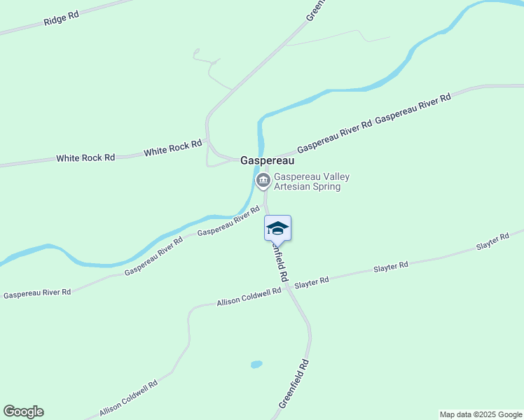 map of restaurants, bars, coffee shops, grocery stores, and more near 2829 Greenfield Road in Wolfville