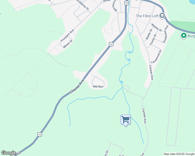 map of restaurants, bars, coffee shops, grocery stores, and more near Mill Run in Kentville