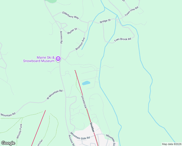 map of restaurants, bars, coffee shops, grocery stores, and more near 2609 Alder Brook Lane in Carrabassett Valley