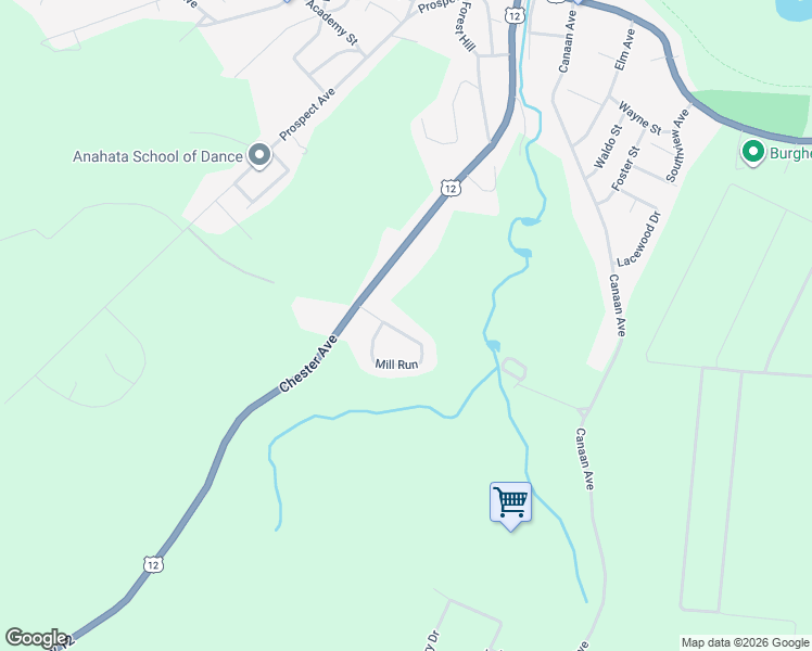 map of restaurants, bars, coffee shops, grocery stores, and more near 9 Mill Run in Kentville