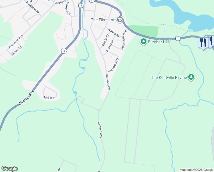 map of restaurants, bars, coffee shops, grocery stores, and more near 243 Canaan Avenue in Kentville