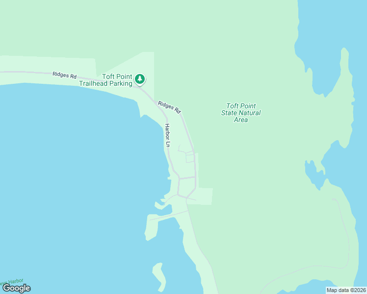 map of restaurants, bars, coffee shops, grocery stores, and more near 8163 Ridges Road in Baileys Harbor