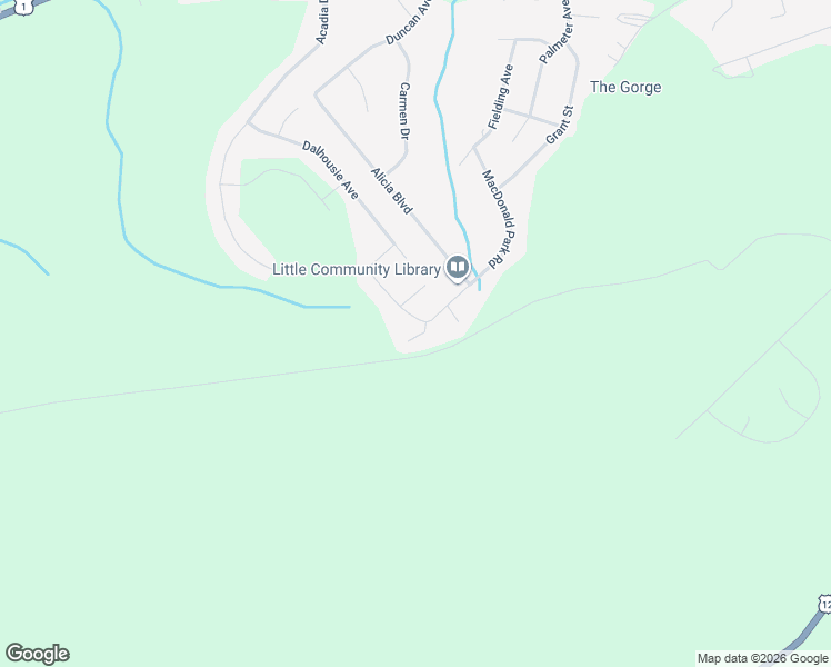 map of restaurants, bars, coffee shops, grocery stores, and more near 70 Macdonald Park Road in Kentville