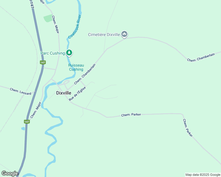 map of restaurants, bars, coffee shops, grocery stores, and more near 90 Rue des Pommiers in Dixville