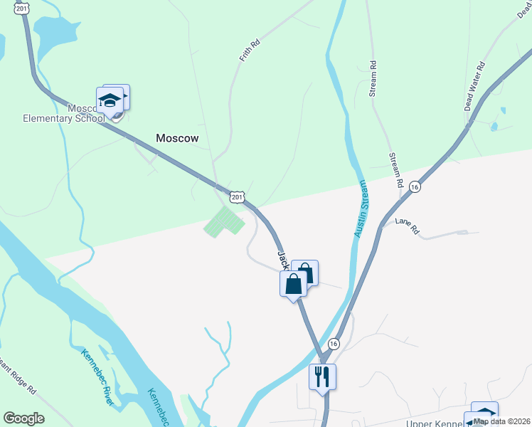 map of restaurants, bars, coffee shops, grocery stores, and more near in Bingham