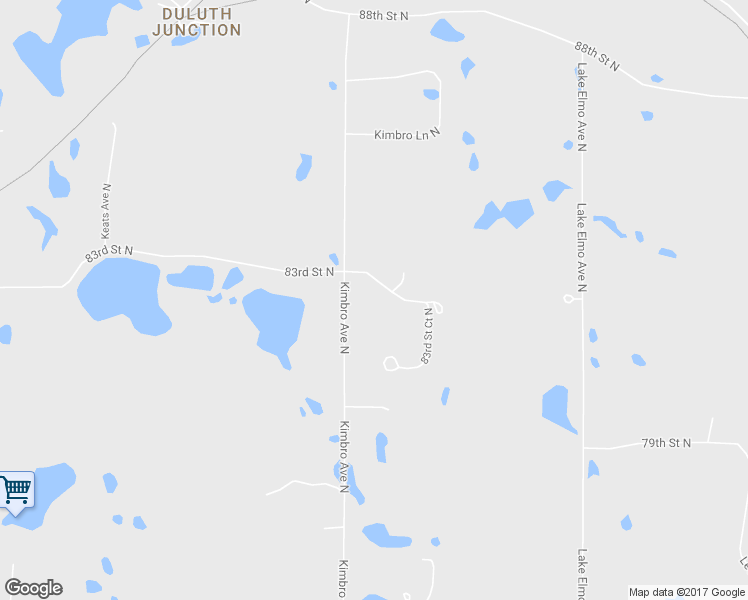 map of restaurants, bars, coffee shops, grocery stores, and more near 10555 83rd Street North in Stillwater