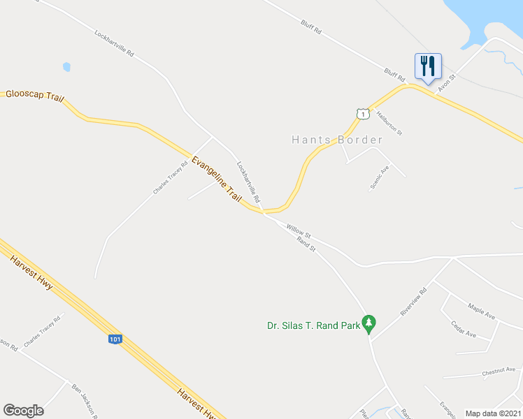 map of restaurants, bars, coffee shops, grocery stores, and more near 413 Lockhartville Road in Hantsport
