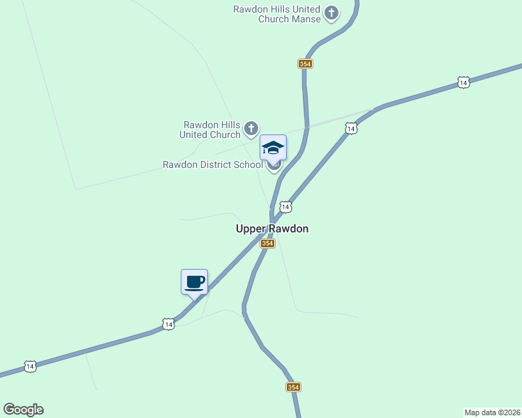 map of restaurants, bars, coffee shops, grocery stores, and more near 3 Wilson Road in Upper Rawdon