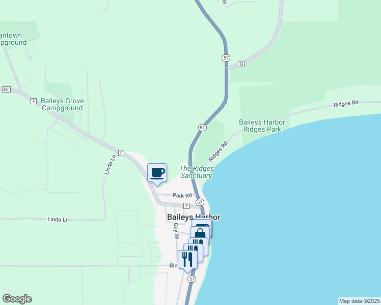 Wisconsin 57, Baileys Harbor WI Walk Score