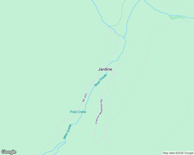 map of restaurants, bars, coffee shops, grocery stores, and more near 196 National Forest Development Road 493 in Gardiner