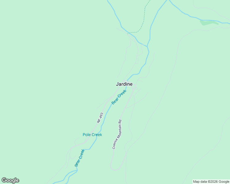 map of restaurants, bars, coffee shops, grocery stores, and more near 196-402 National Forest Development Road 493 in Gardiner