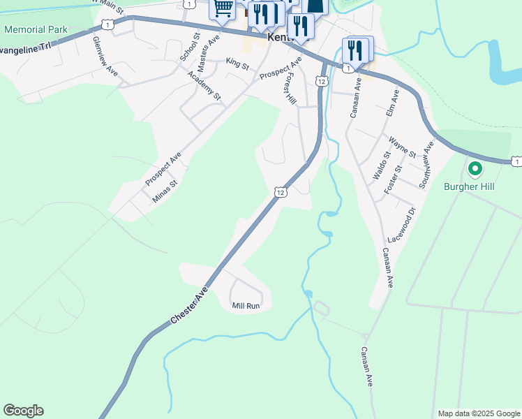 map of restaurants, bars, coffee shops, grocery stores, and more near 177 Chester Avenue in Kentville
