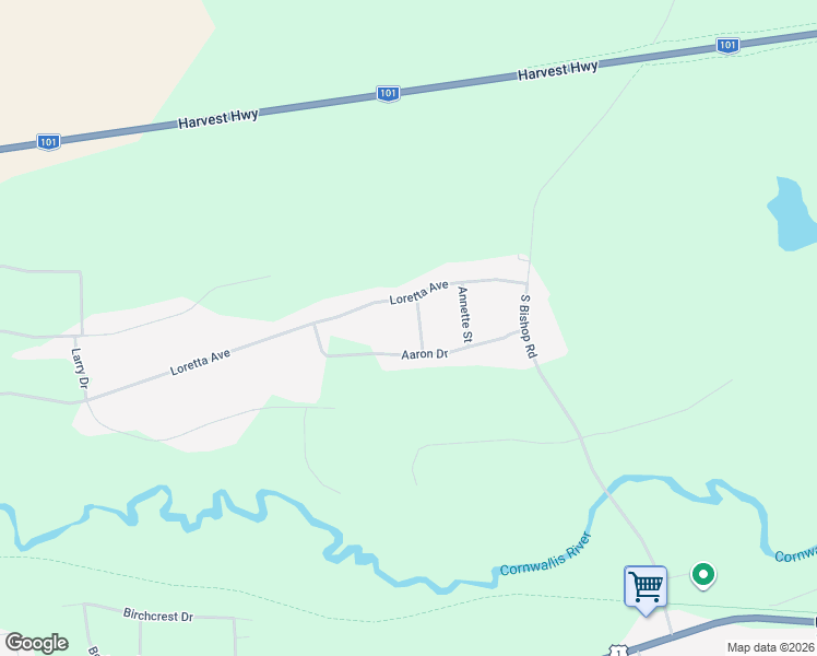 map of restaurants, bars, coffee shops, grocery stores, and more near 1579 Charlene Street in Coldbrook