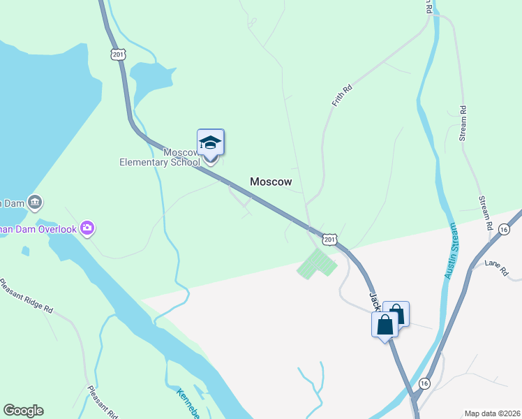 map of restaurants, bars, coffee shops, grocery stores, and more near 83 Canada Road in Moscow