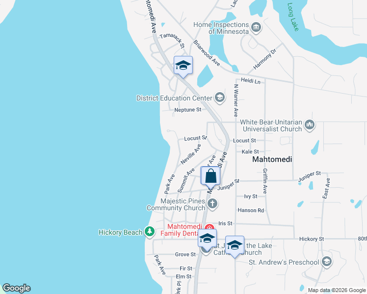 map of restaurants, bars, coffee shops, grocery stores, and more near 1158 Park Avenue in Saint Paul
