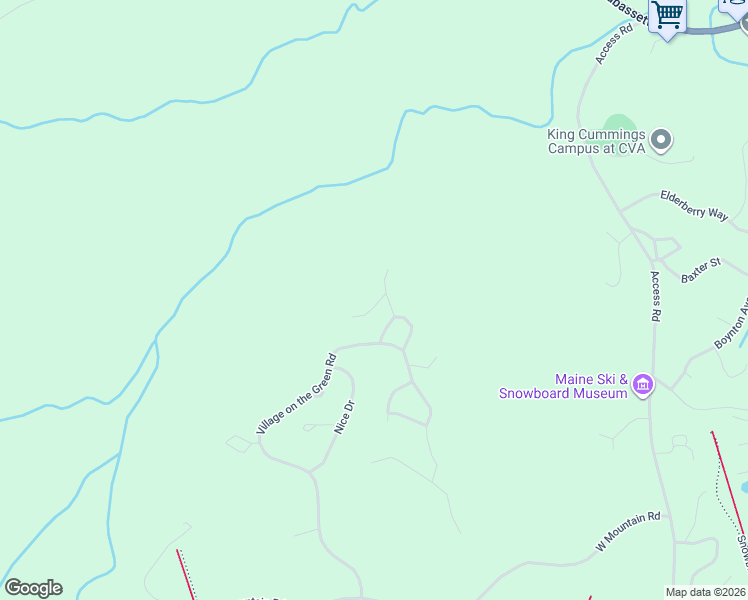 map of restaurants, bars, coffee shops, grocery stores, and more near 6010 Fairway Drive in Carrabassett Valley