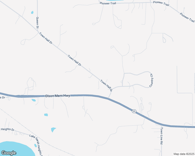 map of restaurants, bars, coffee shops, grocery stores, and more near 5225 Town Hall Drive in Loretto