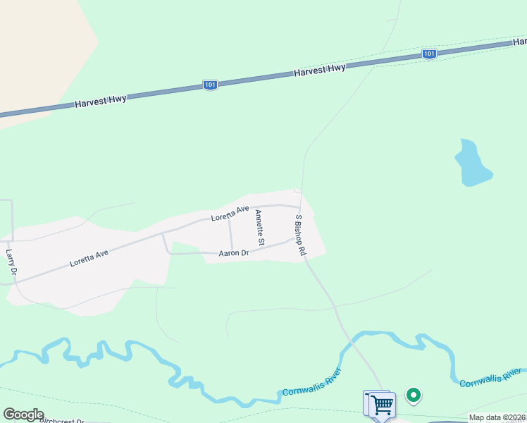 map of restaurants, bars, coffee shops, grocery stores, and more near 1588 Annette Street in Coldbrook