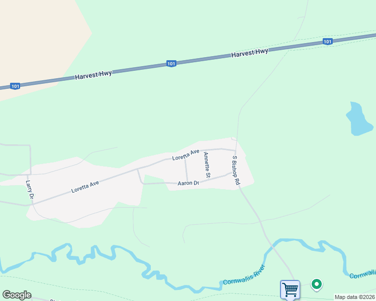 map of restaurants, bars, coffee shops, grocery stores, and more near 2455 Loretta Avenue in Coldbrook