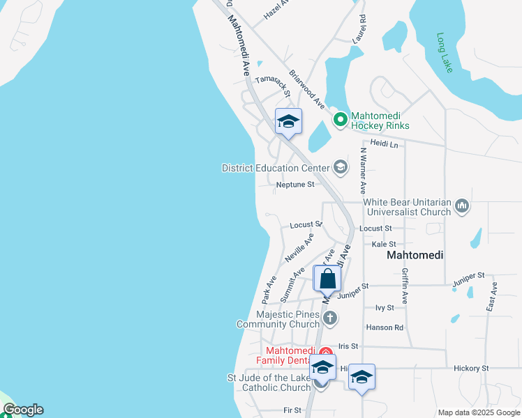 map of restaurants, bars, coffee shops, grocery stores, and more near 1255 Summit Avenue in Saint Paul
