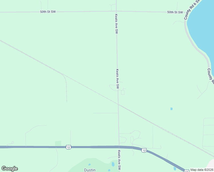 map of restaurants, bars, coffee shops, grocery stores, and more near 5515 Keats Avenue Southwest in Howard Lake