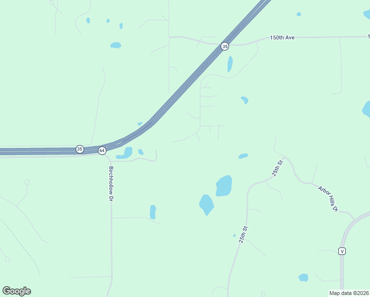 map of restaurants, bars, coffee shops, grocery stores, and more near 1461 24th Street in Houlton