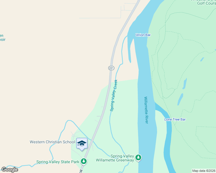 map of restaurants, bars, coffee shops, grocery stores, and more near 9190-9298 Wallace Road Northwest in Salem