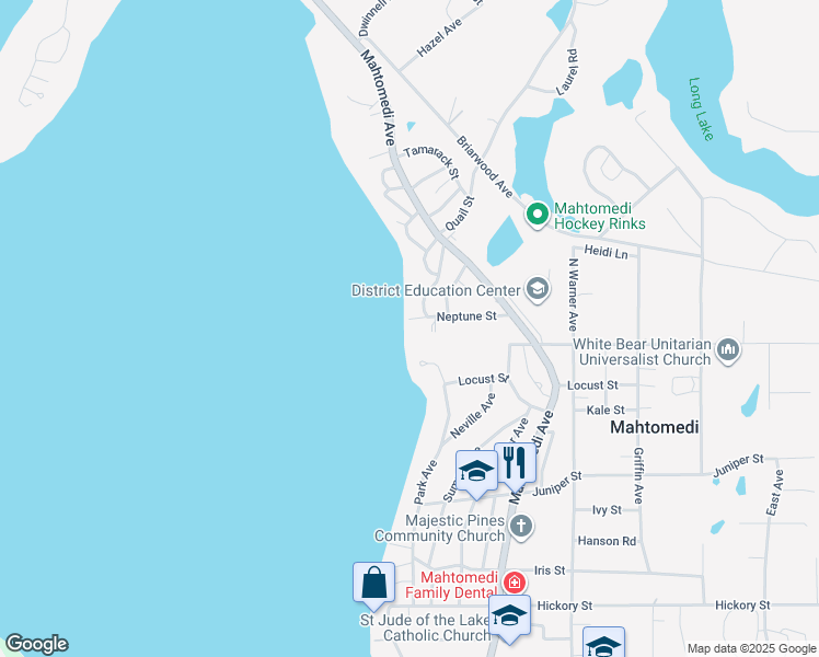 map of restaurants, bars, coffee shops, grocery stores, and more near 1255 Summit Avenue in Saint Paul