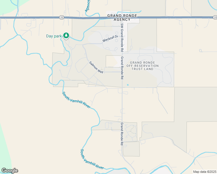 map of restaurants, bars, coffee shops, grocery stores, and more near 28540 A Ackerson Road in Grand Ronde