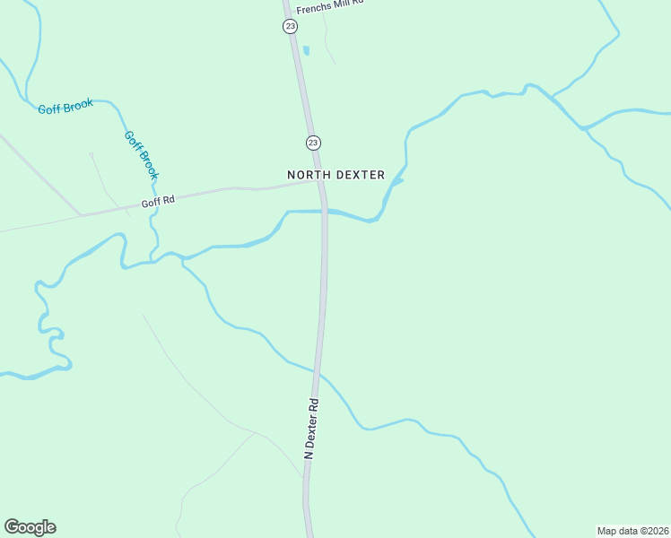 map of restaurants, bars, coffee shops, grocery stores, and more near 841 North Dexter Road in Dexter