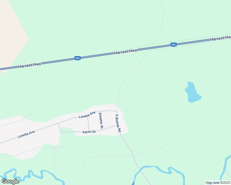 map of restaurants, bars, coffee shops, grocery stores, and more near 1663 South Bishop Road in Coldbrook