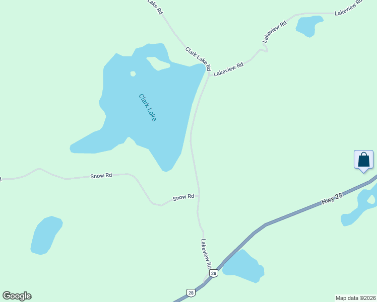 map of restaurants, bars, coffee shops, grocery stores, and more near 191 Lakeview Road in Bancroft