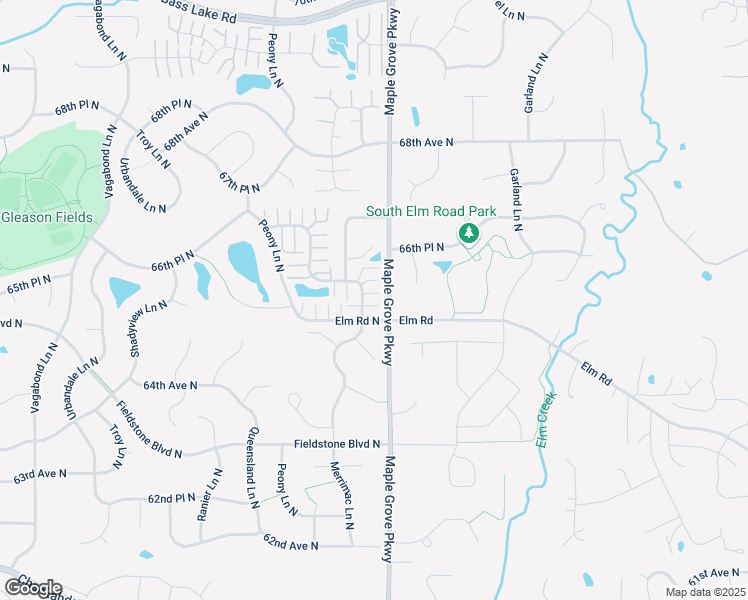 map of restaurants, bars, coffee shops, grocery stores, and more near 6522 Merrimac Lane North in Maple Grove