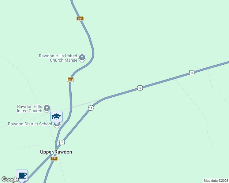 map of restaurants, bars, coffee shops, grocery stores, and more near 4101 Nova Scotia Trunk 14 in Upper Nine Mile River