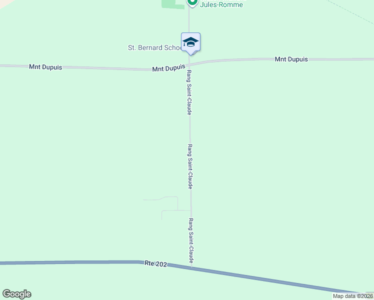map of restaurants, bars, coffee shops, grocery stores, and more near 150 Rang Saint-Claude in Saint-Bernard-de-Lacolle