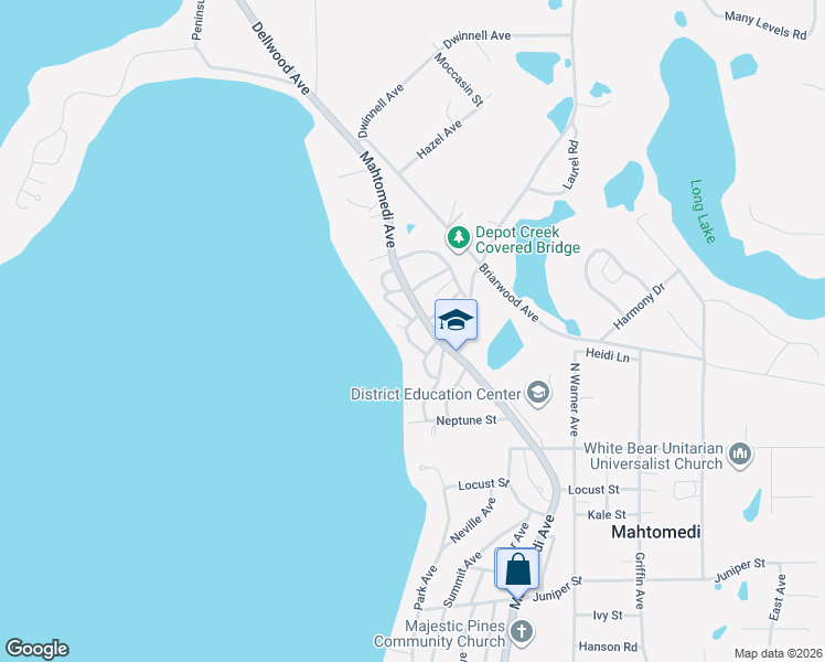 map of restaurants, bars, coffee shops, grocery stores, and more near 1722 Park Avenue in Saint Paul