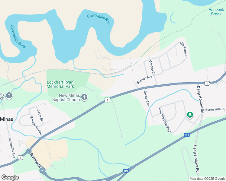 map of restaurants, bars, coffee shops, grocery stores, and more near 9521 Commercial Street in New Minas