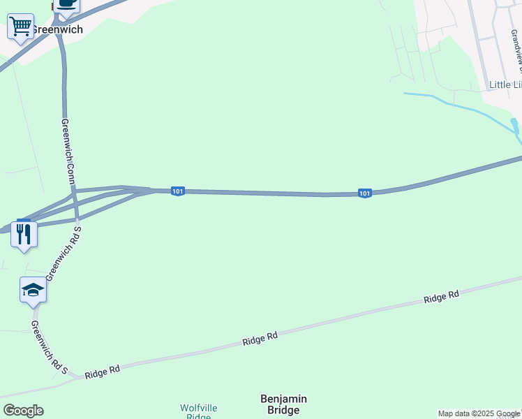 map of restaurants, bars, coffee shops, grocery stores, and more near 0 Nova Scotia 101 in Kings, Subd. D