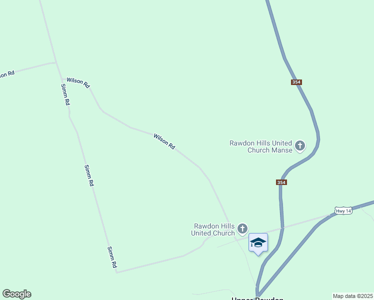 map of restaurants, bars, coffee shops, grocery stores, and more near 214 Wilson Road in Upper Rawdon