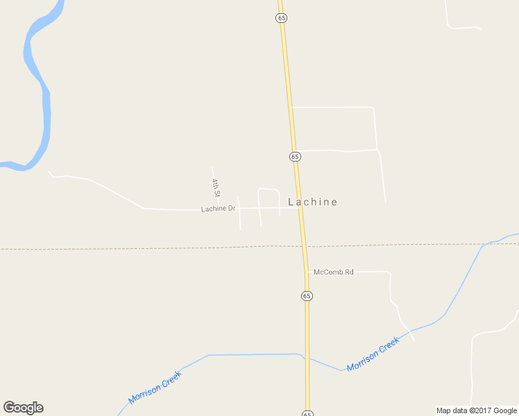 map of restaurants, bars, coffee shops, grocery stores, and more near 1st Street in Lachine