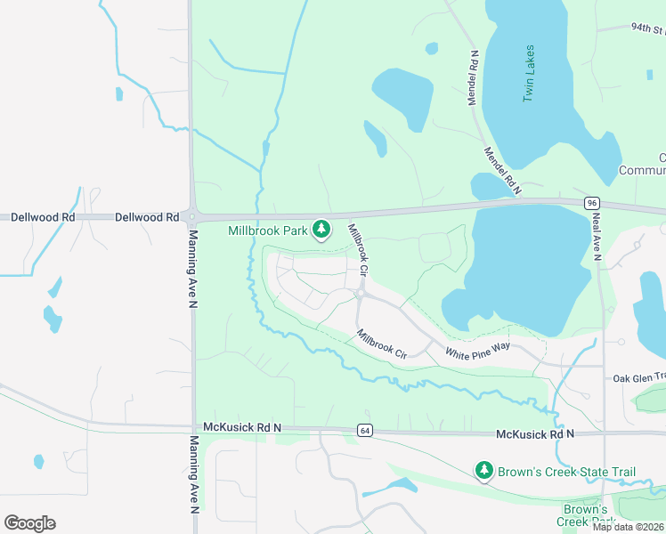 map of restaurants, bars, coffee shops, grocery stores, and more near 3383 Maureen Lane in Stillwater