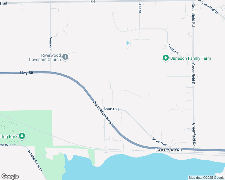 map of restaurants, bars, coffee shops, grocery stores, and more near 6850 Hidden Lane in Rockford