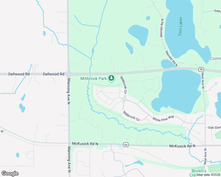map of restaurants, bars, coffee shops, grocery stores, and more near 3493 Maureen Lane in Stillwater