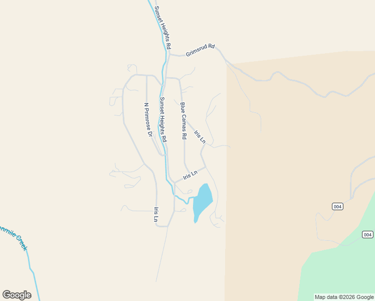 map of restaurants, bars, coffee shops, grocery stores, and more near Blue Camas Road in Salmon